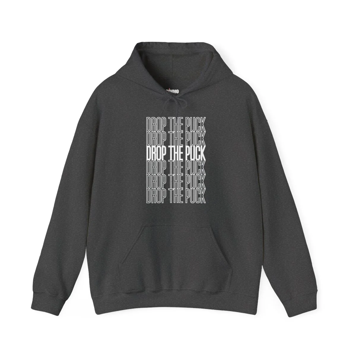Funny Hockey Hoodie - Drop The Puck Hockey Unisex Hockey Hoodie - Image 3