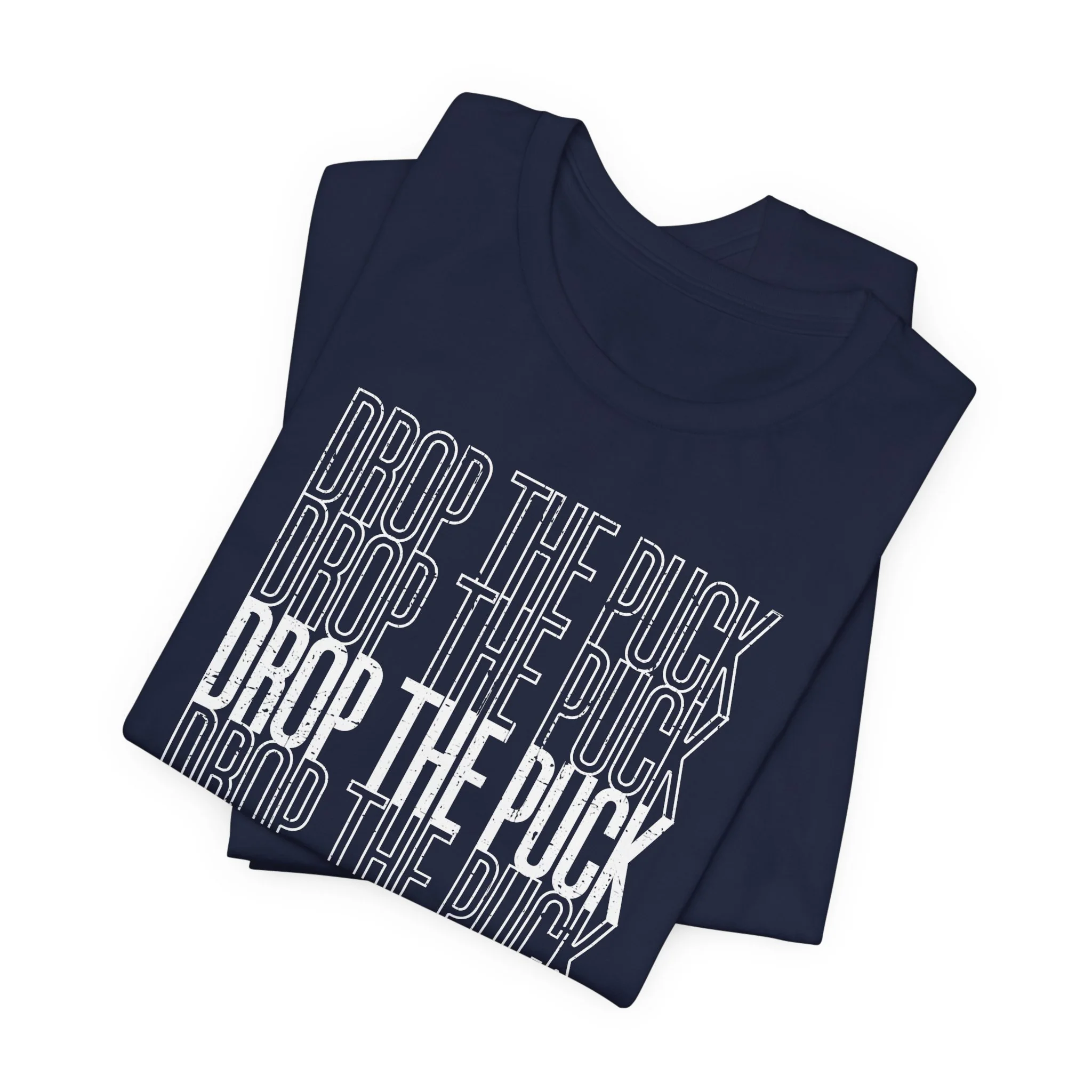 Funny Hockey T-Shirt - Drop The Puck Unisex Hockey Shirt - Image 6