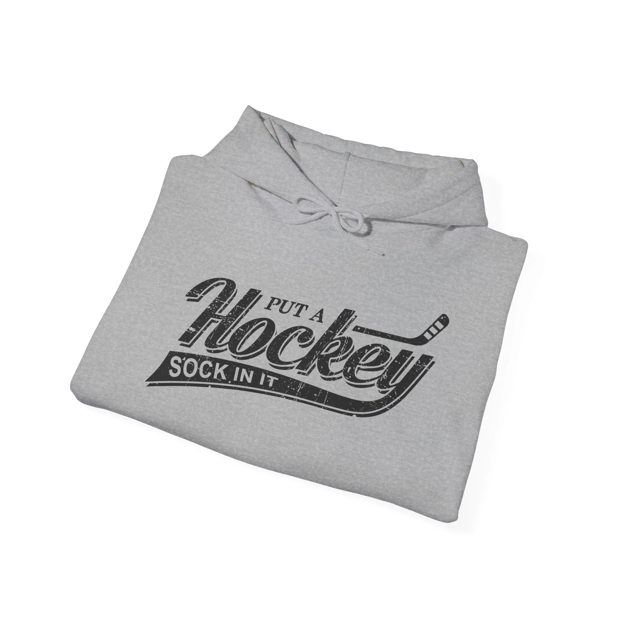 Funny Hockey Hoodie - Put A Hockey Sock In It Unisex Hockey Hoodie - Image 8