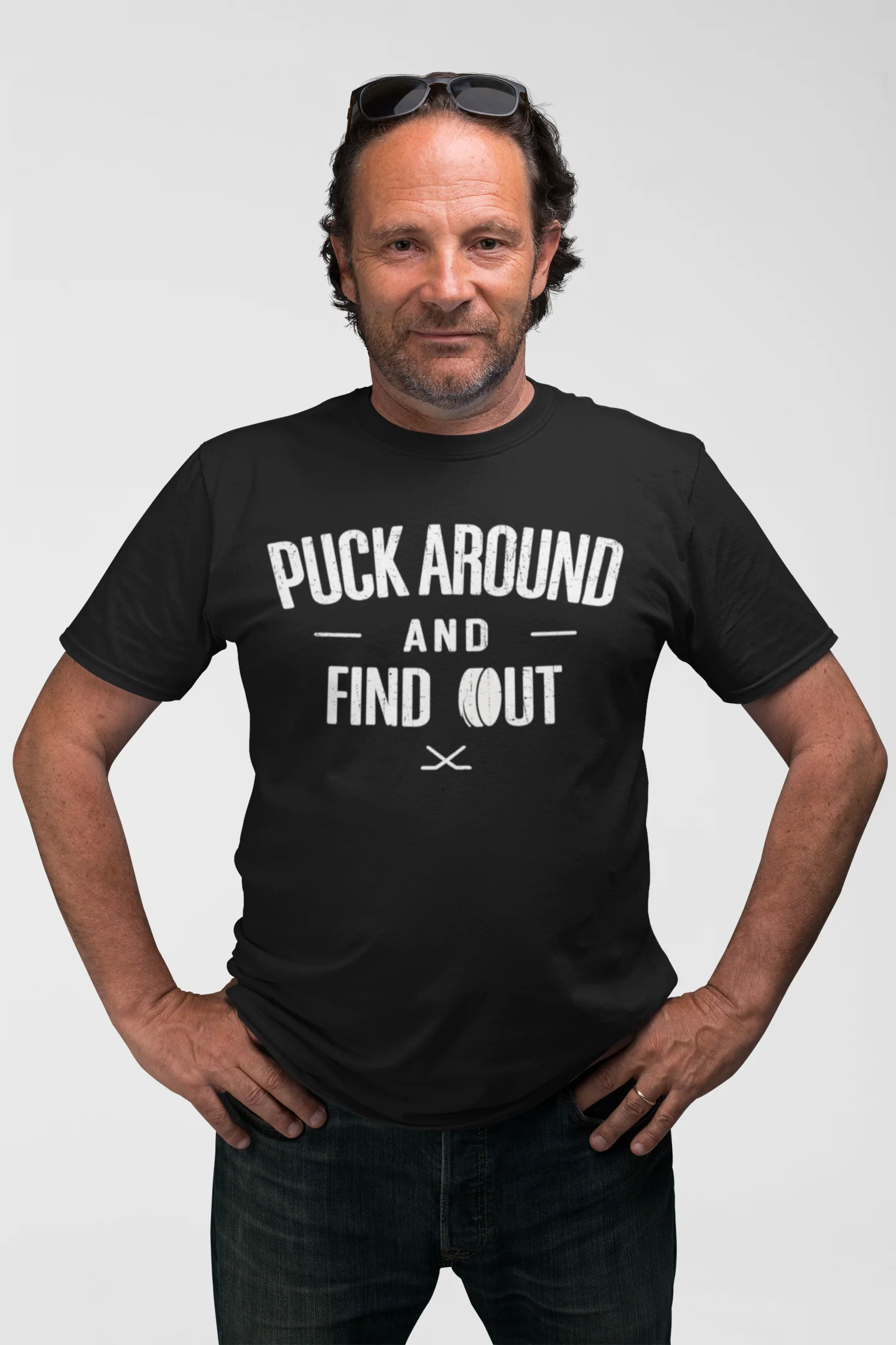 Funny Hockey T-Shirt - Puck Around And Find Out Unisex Hockey Shirt - Image 6