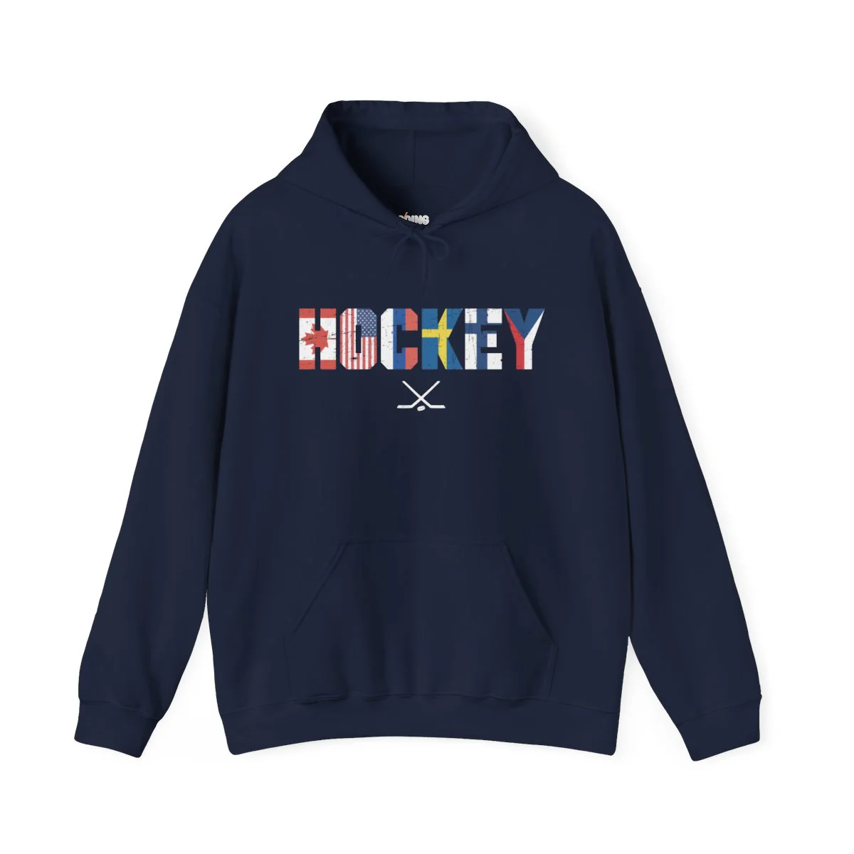 Hockey Hoodie - International Hockey Flags Unisex Hockey Hoodie - Image 5