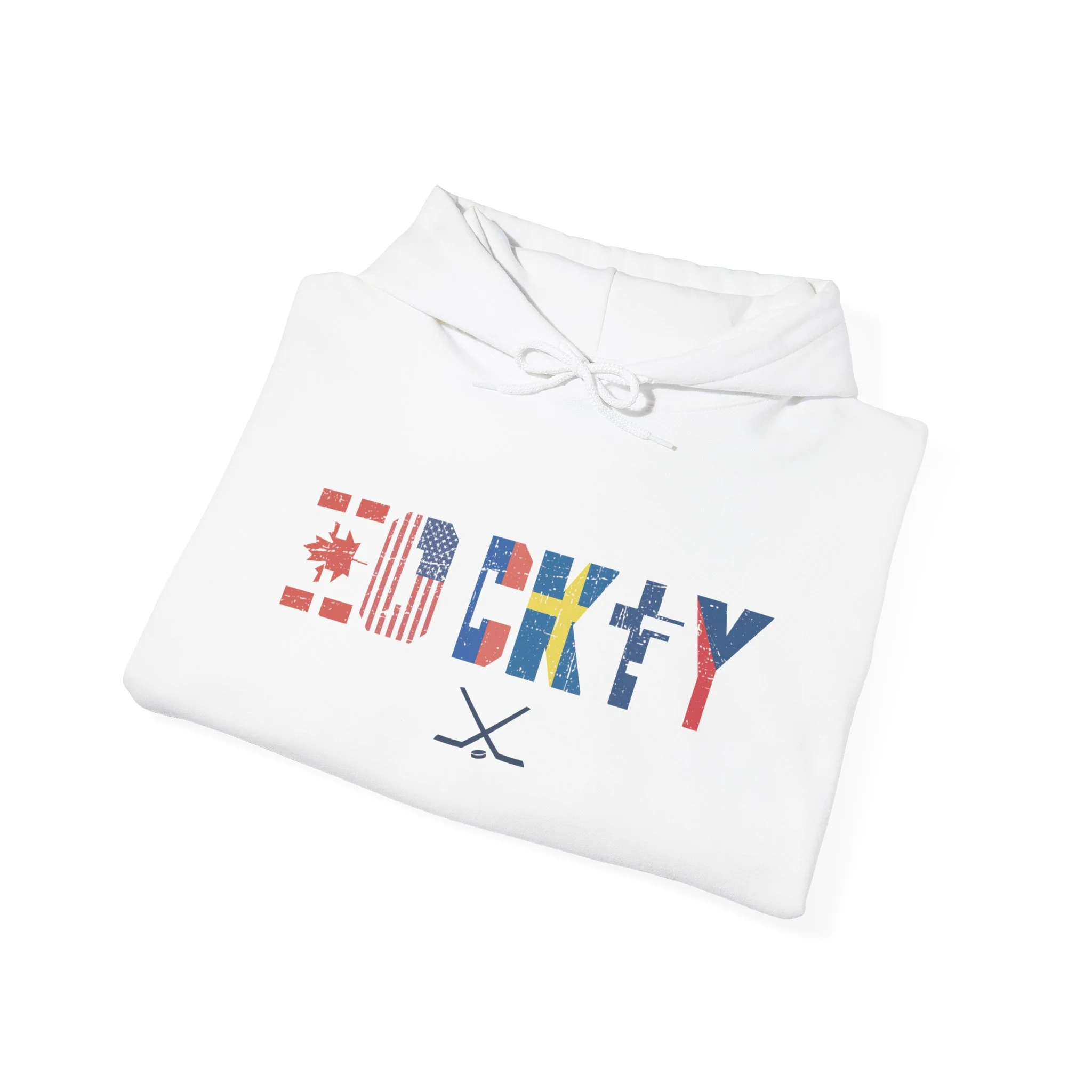 Hockey Hoodie - International Hockey Flags Unisex Hockey Hoodie - Image 6
