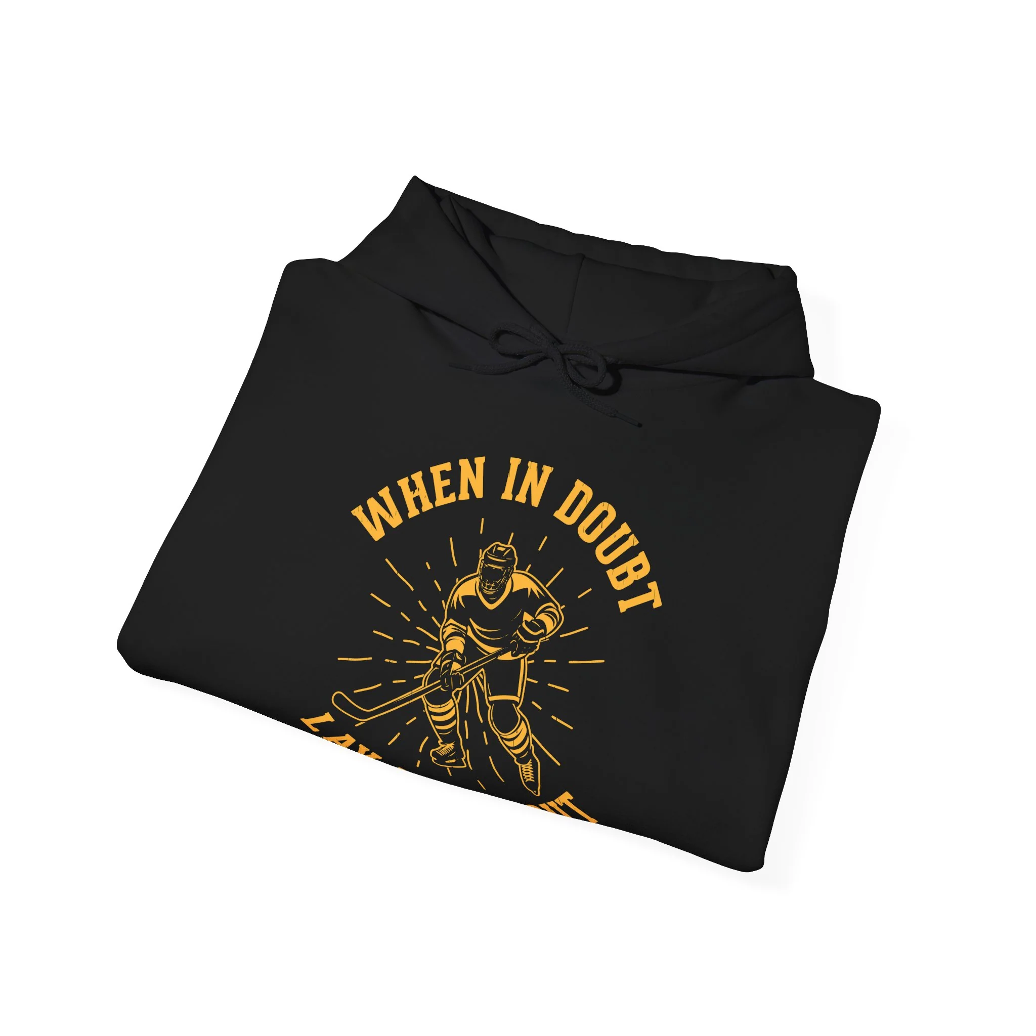 Funny Hockey Hoodie - When In Doubt Let Them Out Unisex Hockey Hoodie - Image 6