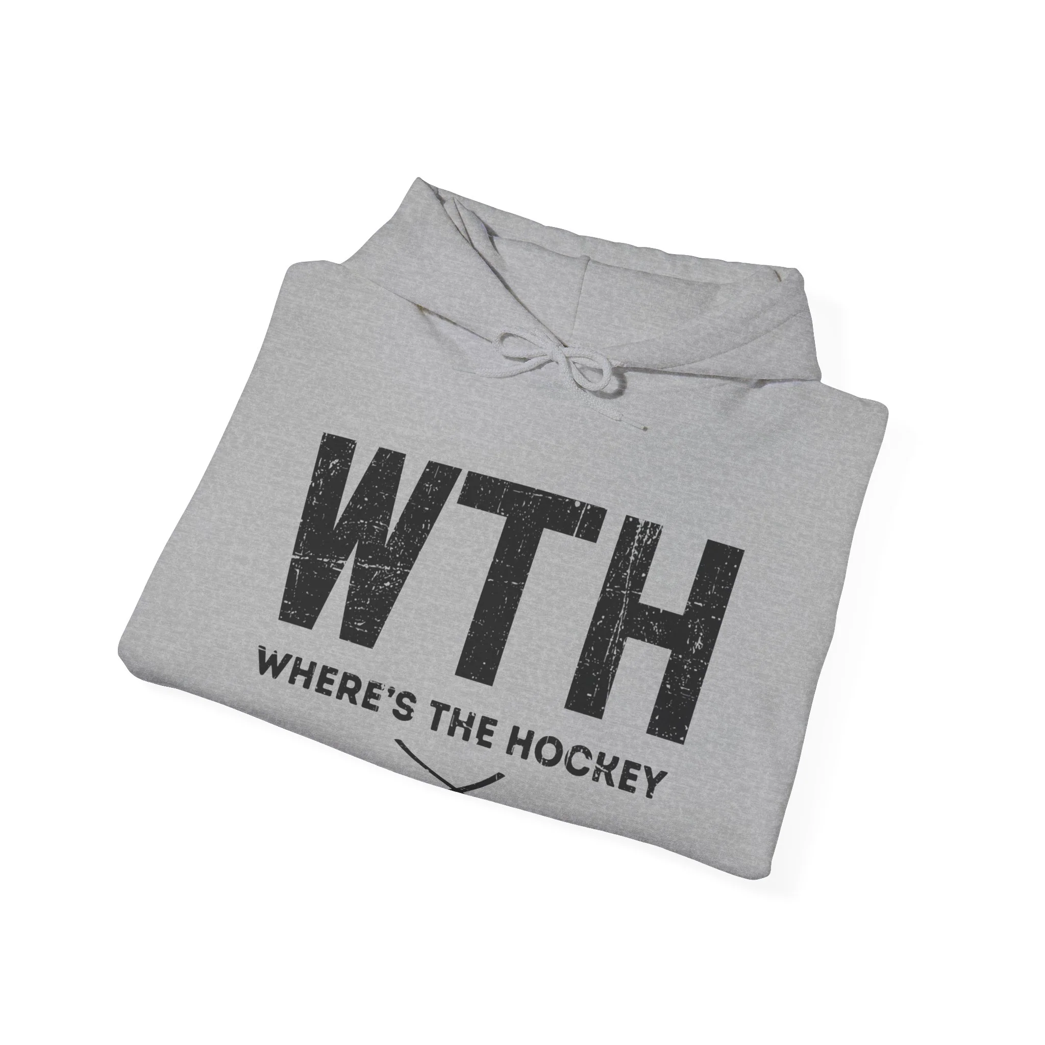 Funny Hockey Hoodie - Where's The Hockey Unisex Hockey Hoodie - Image 6